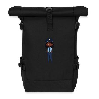 Policewoman - Roll Top Backpack - black - Front