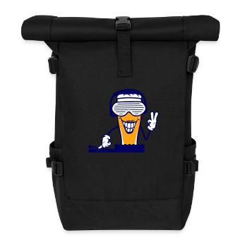 Fête Bière Mixeur Verre Alcool Boisson - Sac à dos roll top - noir - Devant