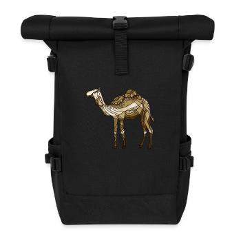 Chameau - Sac à dos roll top - noir - Devant