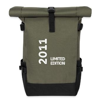 Limitierte Auflage 2011 - Rolltop Rucksack - Olive/Schwarz - Vorne