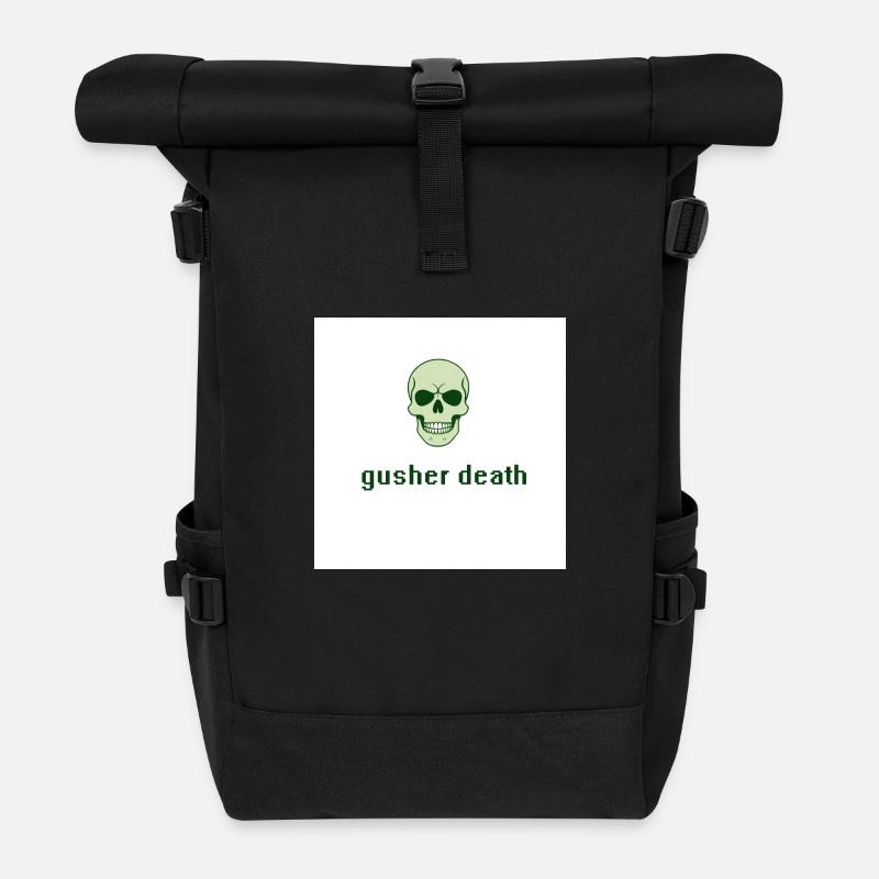 Gesunder Tod - Rolltop Rucksack - Schwarz