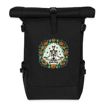 Mode Zen Squelette - Sac à dos roll top - noir - Devant