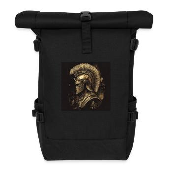 Krieger - Rolltop Rucksack - Schwarz - Vorne