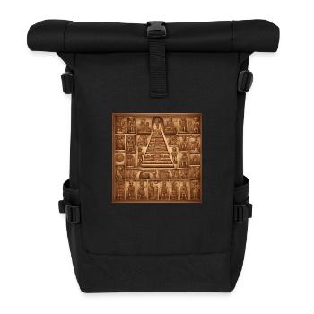 Maya Pyramid - Rolltop Rucksack - Schwarz - Vorne