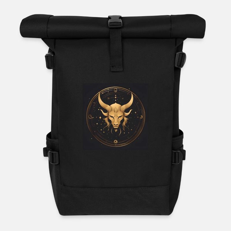 golden goat spirit - Rolltop Rucksack - Schwarz