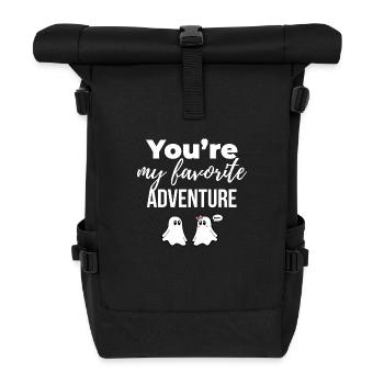 T-shirts avec des phrases amusantes - Fantasmitas 12 - Sac à dos roll top - noir - Devant