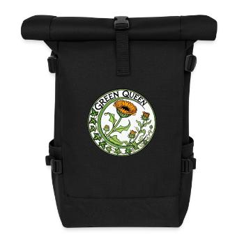 Reine verte - Sac à dos roll top - noir - Devant