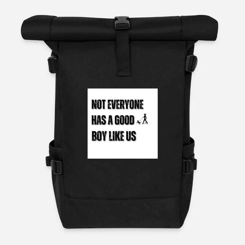 Guter Junge - Rolltop Rucksack - Schwarz