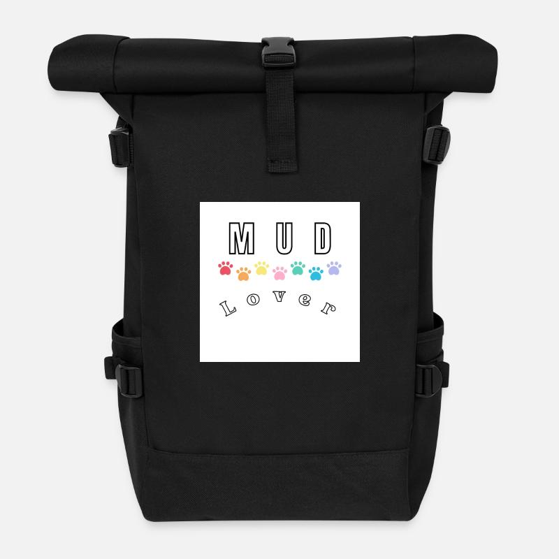 Schmutzige Hunde - Rolltop Rucksack - Schwarz