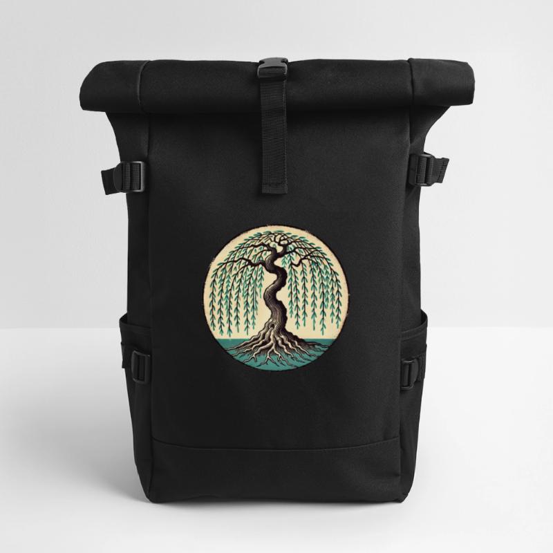 Weeping Willow Roll Top Backpack