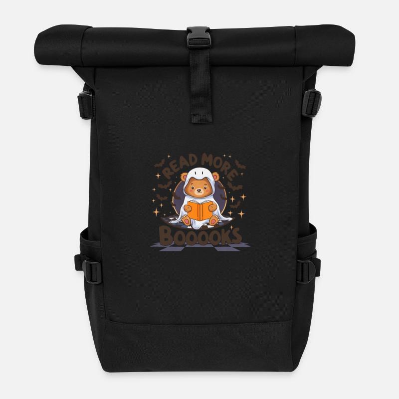 Read More Booooks Little Bear - Roll Top Backpack - black