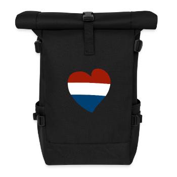 Pays-Bas Cœur - Sac à dos roll top - noir - Devant