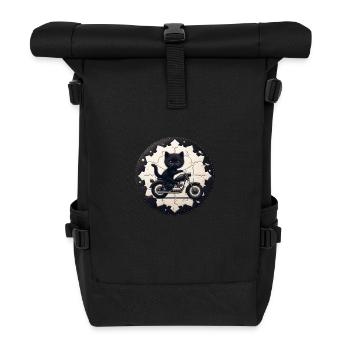 Soft Kitty Gifts - Roll Top Backpack - black - Front
