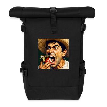 WAPS ! - Sac à dos roll top - noir - Devant
