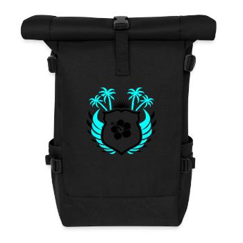 paradies symbol01 - Rolltop Rucksack - Schwarz - Vorne