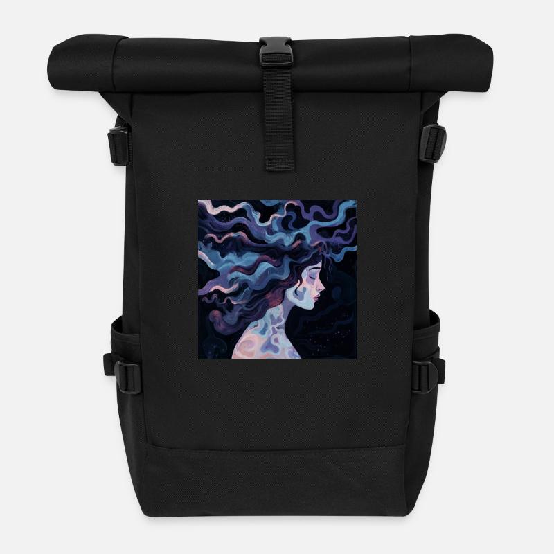 Psychisches Wohlbefinden - Sein - Rolltop Rucksack - Schwarz