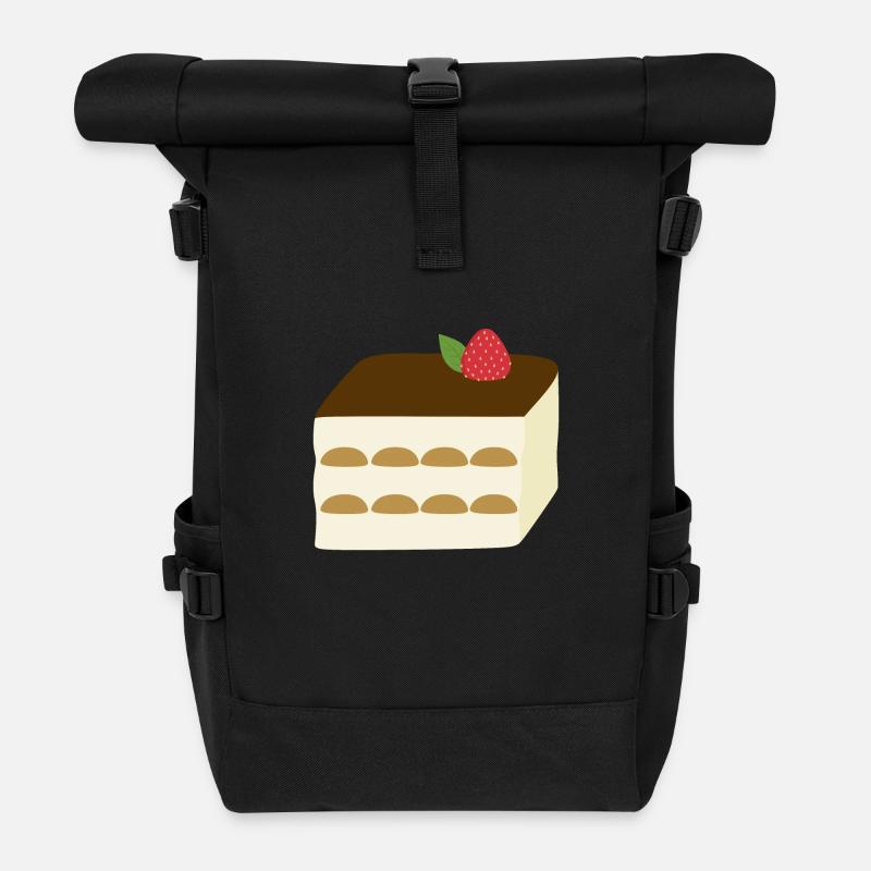 Tiramisu - Rolltop Rucksack - Schwarz