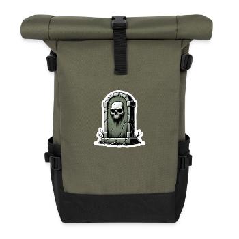 Grabstein - Rolltop Rucksack - Olive/Schwarz - Vorne