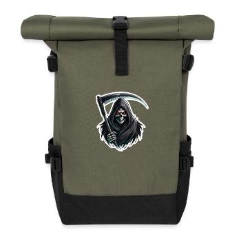 Sensenmann - Rolltop Rucksack - Olive/Schwarz - Vorne