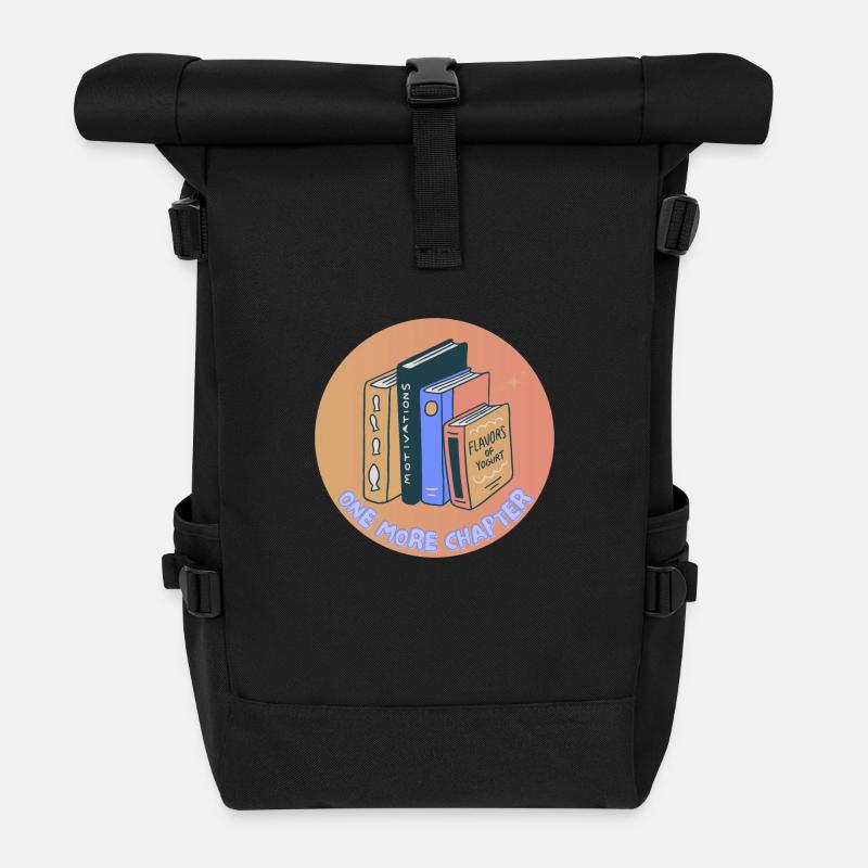 Noch ein Kapitel - Rolltop Rucksack - Schwarz