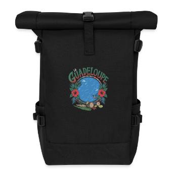 La Guadeloupe - Sac à dos roll top - noir - Devant