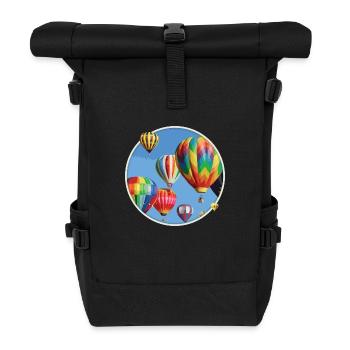 Balloon - Roll Top Backpack - black - Front