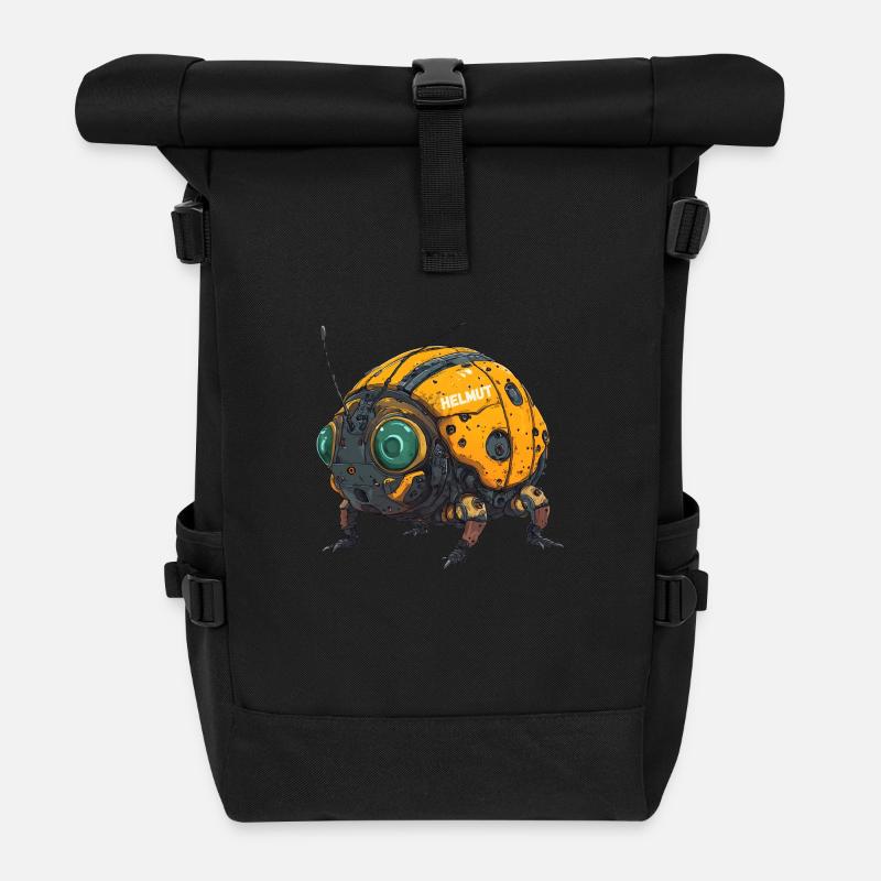 HELMUT der BUG - Rolltop Rucksack - Schwarz