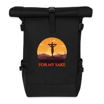 For My sake - Roll Top Backpack - black - Front