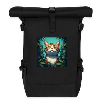 The relaxed hangover - Roll Top Backpack - black - Front
