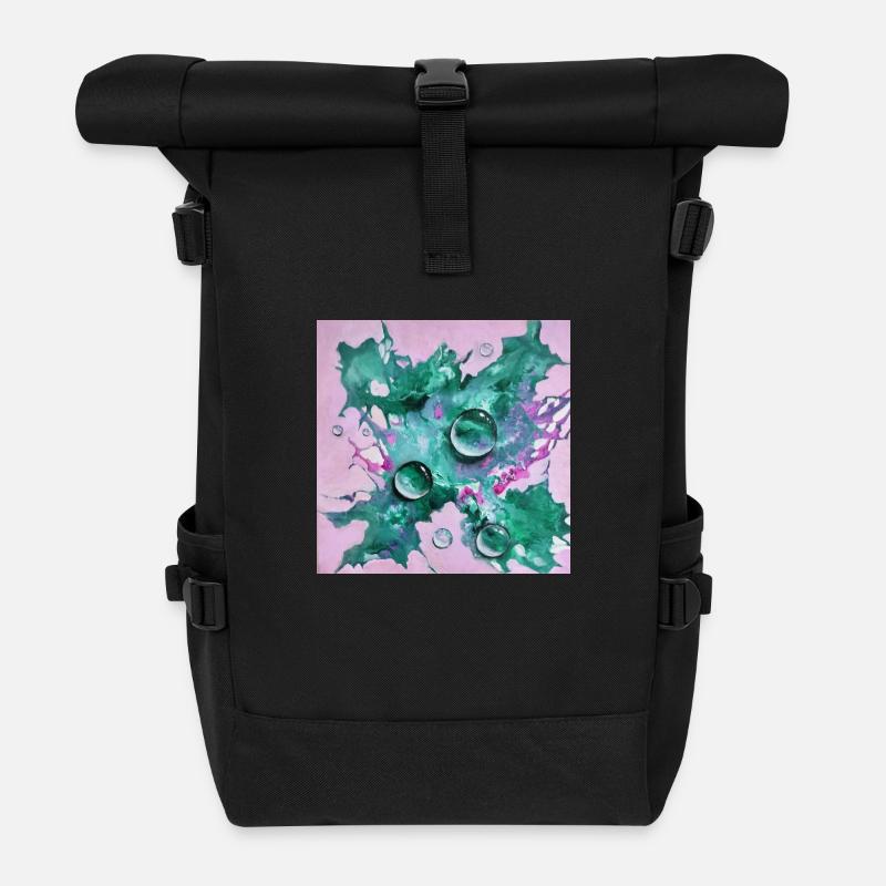 Splash - Roll Top Backpack - black