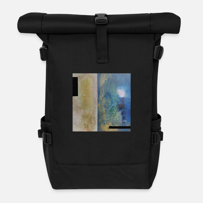 Das Licht des neuen Tages - Rolltop Rucksack - Schwarz