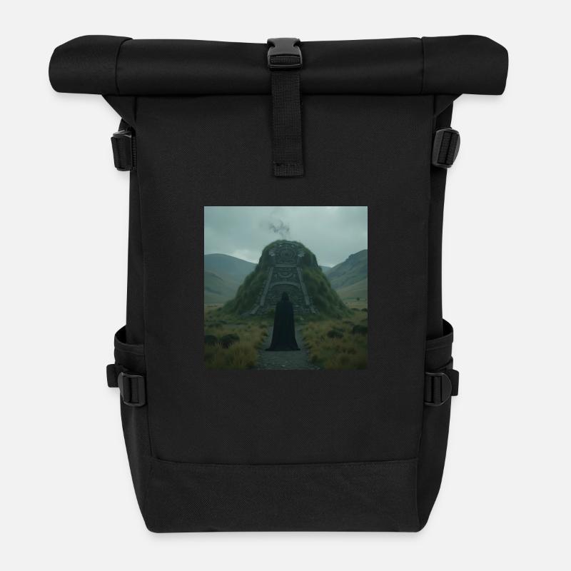drachenqodelING - Rolltop Rucksack - Schwarz