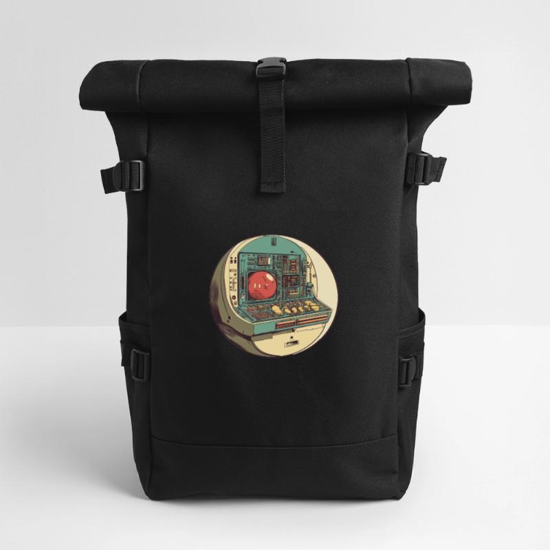 Retro-Computer: Die Anfänge der Technik! Rolltop Rucksack