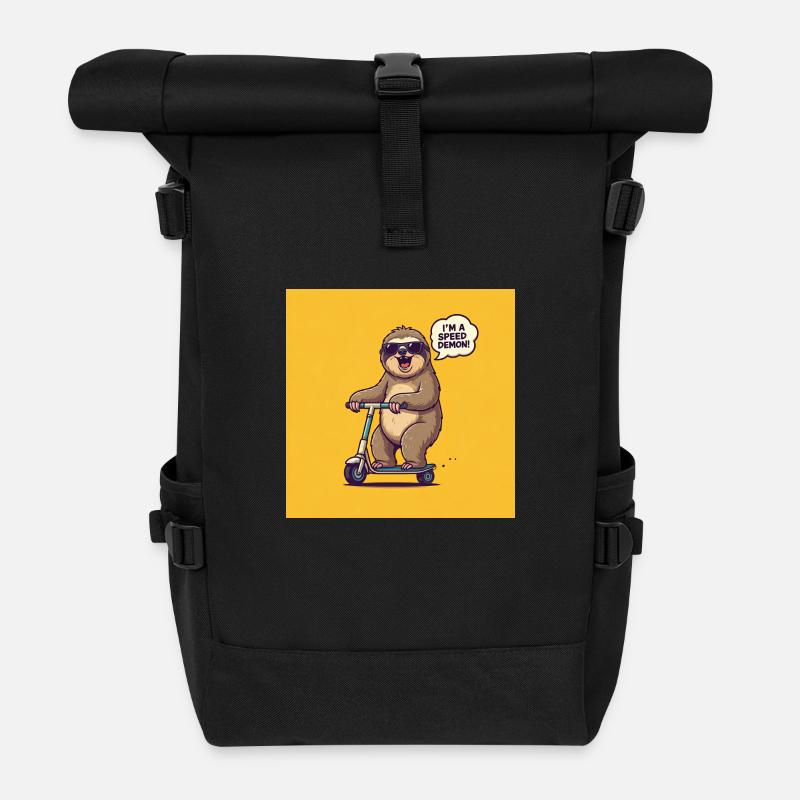 FAULTIER SPEED DEMON - Rolltop Rucksack - Schwarz