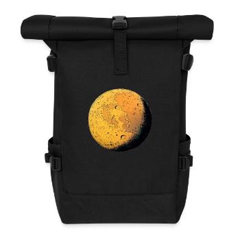 Mystischer Planet: Geheimnisse des Kosmos! - Rolltop Rucksack - Schwarz - Vorne