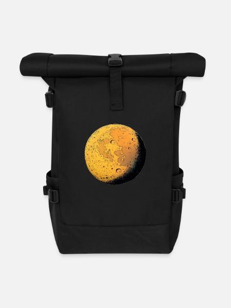 Mystischer Planet: Geheimnisse des Kosmos! - Rolltop Rucksack - Schwarz