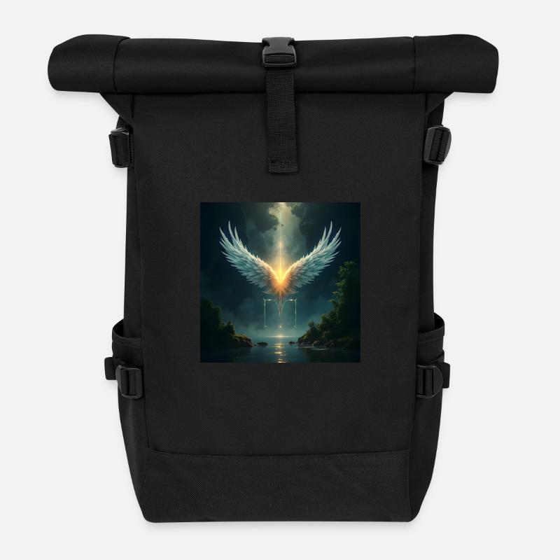 DrachenqodeM - Sac à dos roll top - noir