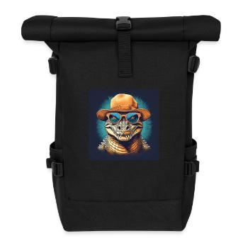 See you later Alligator - Roll Top Backpack - black - Front