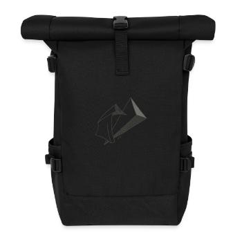 Figurine graphique fantaisie - Sac à dos roll top - noir - Devant