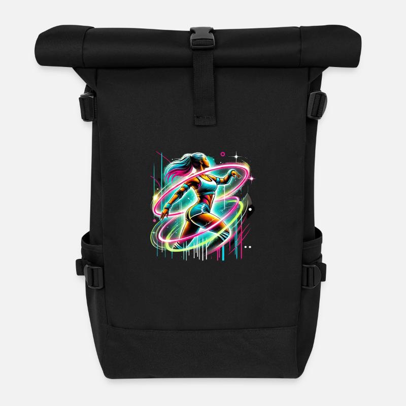 Reifen Turnerin - Rolltop Rucksack - Schwarz