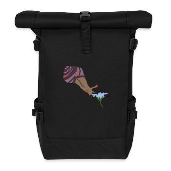 Fumoir d’escargots - Sac à dos roll top - noir - Devant
