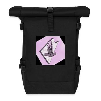 Fantasy girl from the book - Roll Top Backpack - black - Front