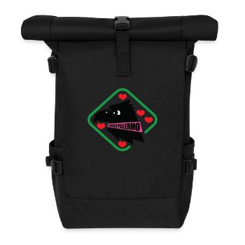 Clothing Force Palermo - Roll Top Backpack - black - Front