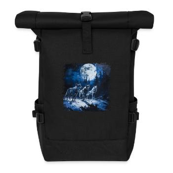 The fairy tale of the bad wolf ? - Roll Top Backpack - black - Front