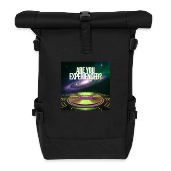 Das Vinyl-Erlebnis der Zukunft - Rolltop Rucksack - Schwarz - Vorne
