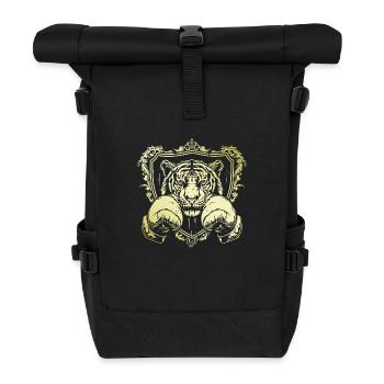 Boxer Tigre - Sac à dos roll top - noir - Devant