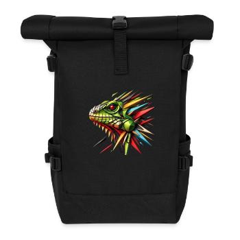 Prisme d'Iguane - Sac à dos roll top - noir - Devant