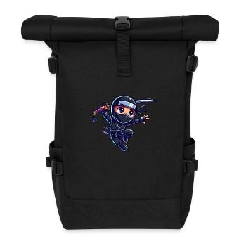 Ninja - Sac à dos roll top - noir - Devant
