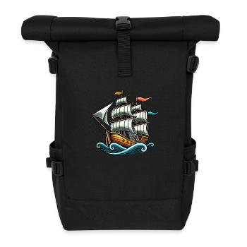 Ship - Roll Top Backpack - black - Front