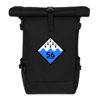 Morbihan - Roll Top Backpack - black - Front